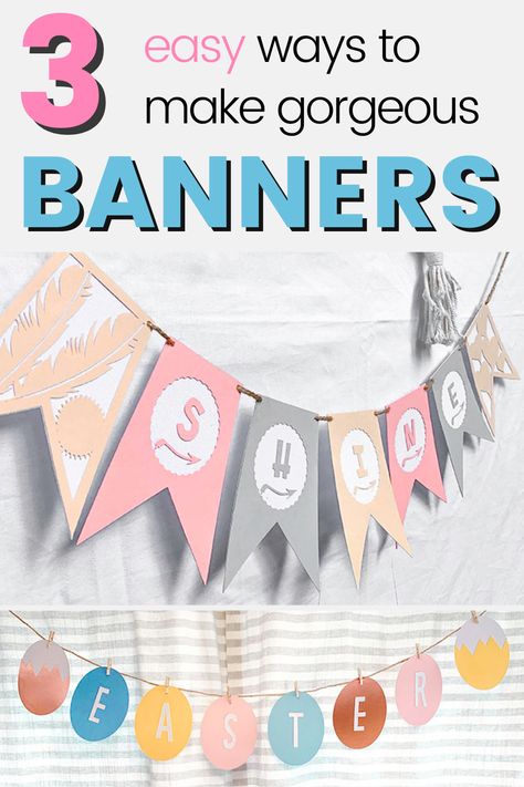 Cricut Banner Ideas, Baby Shower Cricut Ideas, Banners With Cricut, Cricut Baby Shower Decorations, Baby Shower Banner Ideas, Banner With Cricut, Banner Cricut, Cardstock Banner, Baby Shower Banners