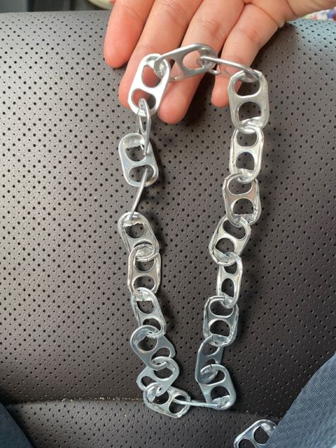 :] Soda Tab Necklace, Tab Necklace, Soda Tab Crafts, Can Tab Crafts, Soda Can Tabs, Pop Tab Crafts, Soda Tab, Soda Can Crafts, Diy Kandi Bracelets