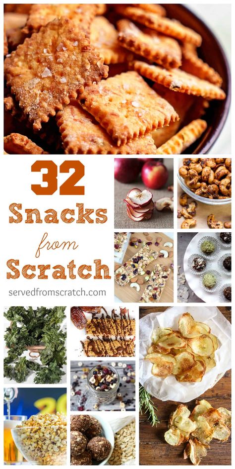 Snacks From Scratch, Homemade Snacks Recipes, Homemade Pantry, Diy Snacks, Salty Snacks, Homemade Snacks, Healthy Snacks Recipes, Easy Snacks, Yummy Snacks