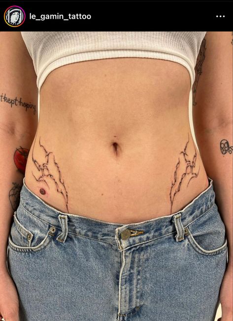 Stick N Poke, Stomach Tattoos, Tattoo Project, Stick And Poke, Tattoos