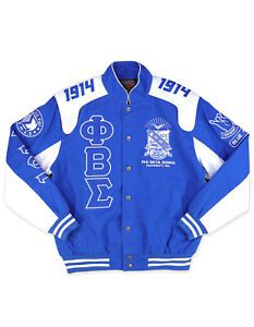 Phi Beta Sigma Varisty Jacket Coat for sale | eBay Phi Beta Sigma, Jacket Coat, Top Brands, Coats Jackets, Shop Now, Range, For Sale