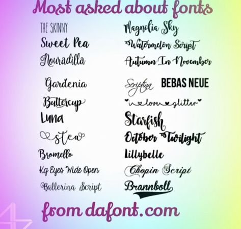 Da font Dafont Fonts, Silhouette Fonts, Kid Fonts, Cookie Tutorials, Font Packs, Popular Fonts, Halloween Fonts, Cricut Fonts, Cursive Fonts