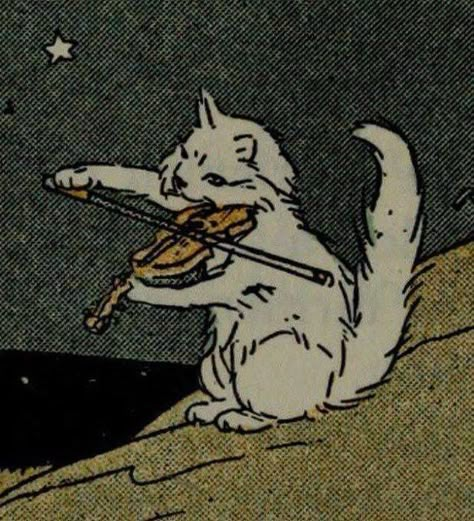 @AnimalLover_ry: Car violin viola cow jumped over the moon riddle illustration white kitten cartoon https://buff.ly/2Dg5zVQ https://buff.ly/2Dg5DVA Grafika Vintage, Arte Indie, Výtvarné Reference, Art Mignon, The Violin, Seni Cat Air, Arte Obscura, Arte Inspo, Art Et Illustration