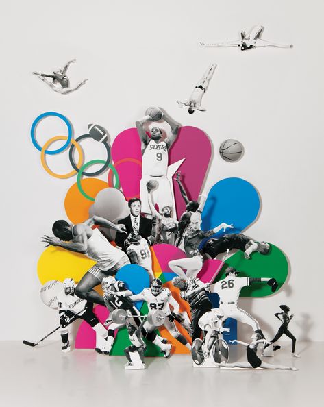 Sports Illustrations Art, Olympics Graphics, Keiichi Tanaami, Sports Magazine Covers, Magazine Design Cover, Fortune Magazine, Collage Work, James Taylor, Collage Drawing