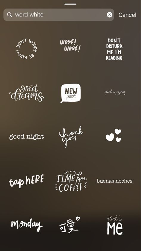 Instagram Story Sticker - Word White Idee Username, Instagram Story Sticker, Instagram Story Stickers, Post Sticker, Story Sticker, Story Stickers, Instagram Editing Apps, Gif Instagram, Instagram Emoji
