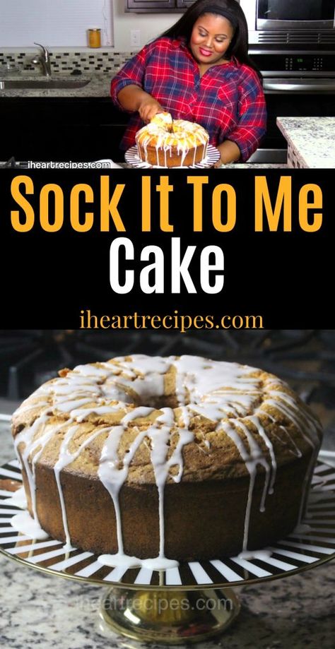 Sock It To Me Cake Recipe, Sock It To Me Cake, Cake Flour Recipe, I Heart Recipes, Southern Cake, Heart Recipes, Sock It To Me, Southern Desserts, Vegetarian Cake