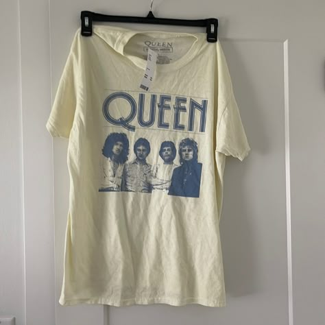 Nwt Queen The Band Tshirt. Purchased At Urban Outfitters Queen Band Shirt Vintage, Queen The Band, Abba Tshirt, Queen Band Shirt, Queen Merch, Queen Gifts, Queen Shirt, North Face Shorts, Queen Tshirt