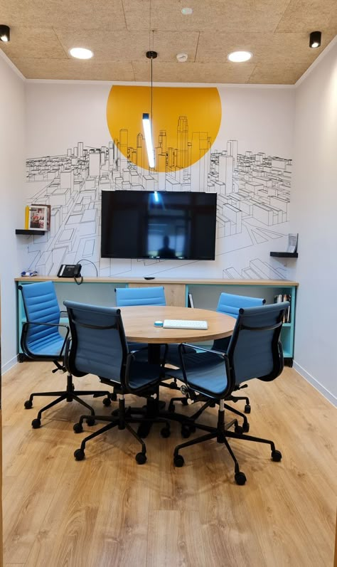 Small Metting room interior design. part of a ll concept of engineers Companyץ Meeting Room Design Office, Architect Office Interior, Bedroom Area Rugs, Ruangan Studio, Star Backpack, Coworking Space Design, Small Office Design Interior, Conference Room Design, Meeting Room Design