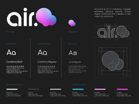 Logo Design Grid, Design Grid System, It Company Logo, Cosmos Logo, Circular Logo Design, Cloud Images, Design Grid, Eco Logo, It Company