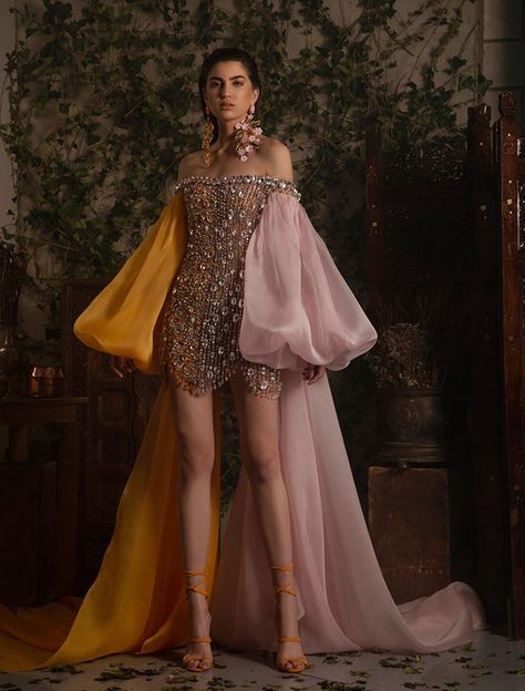 Georges Hobeika Spring Summer 2021 Haute Couture ~ WedLuxe Magazine Dream Costume, Boutique Boho, Georges Hobeika, Couture Mode, فستان سهرة, Cheongsam Dress, Glam Dresses, Couture Gowns, Looks Style