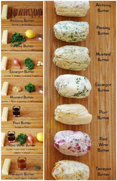 Flavored Butter Recipes, Herb Butter Recipe, Fest Mad, Flavored Butter, Cheese Pairings, Makanan Diet, Homemade Butter, Läcker Mat, God Mat