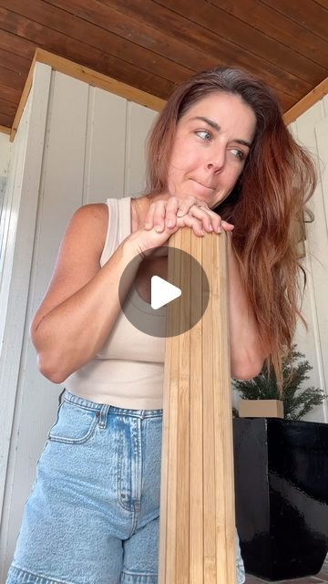 Candace | HOME: Design & DIY on Instagram: "I have this idea for a twist on traditional crown moulding using pole wrap! I took a risk and ordered a form of “bamboo tiki wrap” that took one day to ship and was at least half the price. So far ITS WORKING… next up is install and seeing how it looks on the wall. Don’t tell the authorities bc it really feels illegal that I found this hack 😂🚔!! Comment FUGITIVE for the link to be sent directly to your DMs!   Paint party, pole wrap, moulding, crown moulding, kids room, power of paint, one room challenge, room makeover" Pole Wrap, Bamboo Wrap, Bamboo Poles, Crown Moulding, One Room Challenge, Room Challenge, Wall Molding, Furniture Hacks, Crown Molding