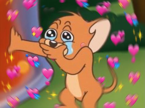 My Heart Reaction Pic, Cute Drawings For Him, Drawings For Him, Funny Stick Figures, Wholesome Pictures, Tom And Jerry Cartoon, Tom Y Jerry, Reaction Pic, Crazy Funny Pictures