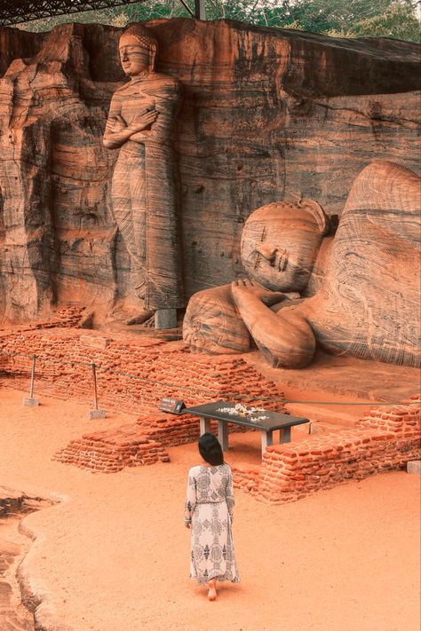 Polonnaruwa, one of the best planned archeological relic sites in the country... a definite traveller’s paradise! #srilanka #travelersnotebook #travelphotography #photooftheday Polonnaruwa Sri Lanka, Sri Lanka Aesthetic, Heritage Drawing, History Of Sri Lanka, Granite Rock, Foreign Travel, Sri Lanka Travel, Buddha Statues, Turkey Travel