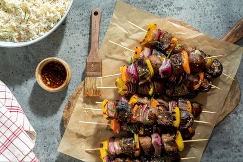 Joanna Gaines Steak Skewers, Magnolia Table Recipes Joanna Gaines, Magnolia Recipes, Beef Recipes Easy Dinners, Table Meals, Magnolia Table Recipes, Joanne Gaines, Joanna Gaines Recipes, Steak Skewers