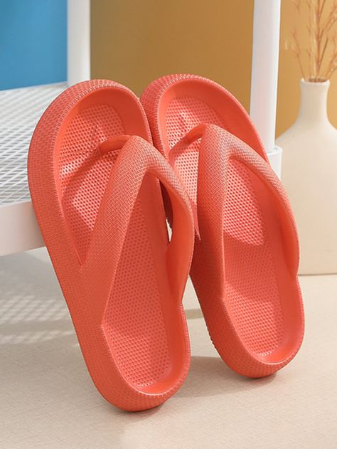 Orange Flip Flops, Red Flip Flops, Beach Slippers, Bright Orange, Flip Flops, Slippers, Energy, Women Shoes, Sandals