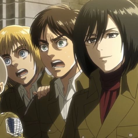 Mikasa Icon, Eren X Armin, Mikasa X Eren, Aot Eren, Attack On Titan Series, Aot Anime, Levi And Erwin, Eren X Mikasa, Aot Characters