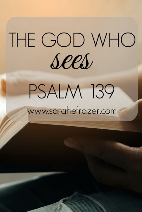 No matter what you face, trust God sees you and knows your heart. Find comfort in this encouraging Psalm to point you to God's truth and revive your weary heart. || Sarah E. Frazer #psalm #scripture #hope #wisdom #sarahefrazer God Sees You, The God Who Sees, God Who Sees, Weary Heart, God Promises, Know Your Future, Bible Studies For Beginners, Bible Study Help, Trusting God