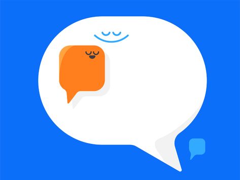 Talk it out by karenyoojin on Dribbble Talk Illustration, App Illustration, Talk Bubble, Birthday Postcards, Cool Wallpapers Cartoon, Art Diary, Messenger Logo, 2d Art, Editorial Illustration