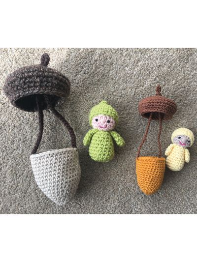 Amigurumi Little Owls Crochet Free Pattern - #Crochet; Toy Owl #Amigurumi Free Patterns Toadstool Crochet, Moth Crochet, Crochet Acorn, New Crochet Patterns, Small Business Items, Felted Acorns, Little Owls, Pocket Pal, Crochet Mermaid