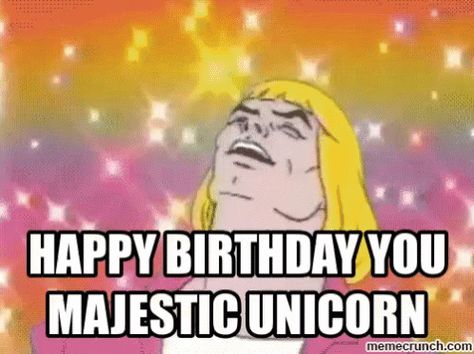 Happy Birthday You Majestic Unicorn Happy Birthday Unicorn GIF - HappyBirthdayYouMajesticUnicorn HappyBirthdayUnicorn Unicorn - Discover & Share GIFs Hilarious Happy Birthday, Cat Birthday Memes, Happy Birthday Memes, Happy Birthday Friendship, Happy Birthday Funny Humorous, Funny Happy Birthday Meme, Happy Birthday Typography, Funny Birthday Meme, Birthday Memes