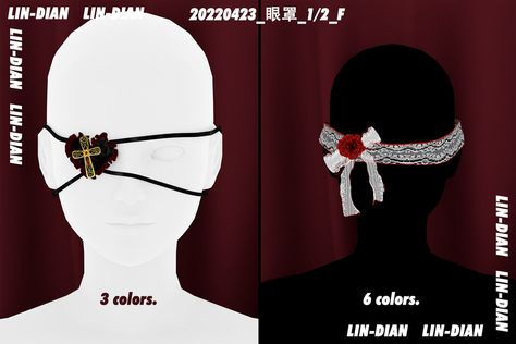 20220423_眼罩_1/2_F | LIN-DIAN en Patreon Sims 4 Cc Blindfold, Sims 4 Cc Eye Mask, Sims 4 Eye Patch, Sims 4 Blindfold, Eyepatch Sims 4 Cc, Sims 4 Gold Jewelry, Sims 4 Jean Jacket, Sims 4 Eyepatch Cc, Sims 4 Eyepatch