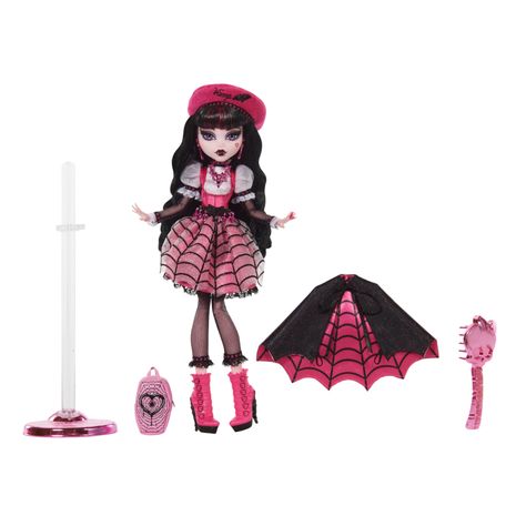 New Monster High Dolls, Draculaura Doll, Haunt Couture, Image Monster, Original Monster, Arte Monster High, Monster School, Black Color Palette, Moster High