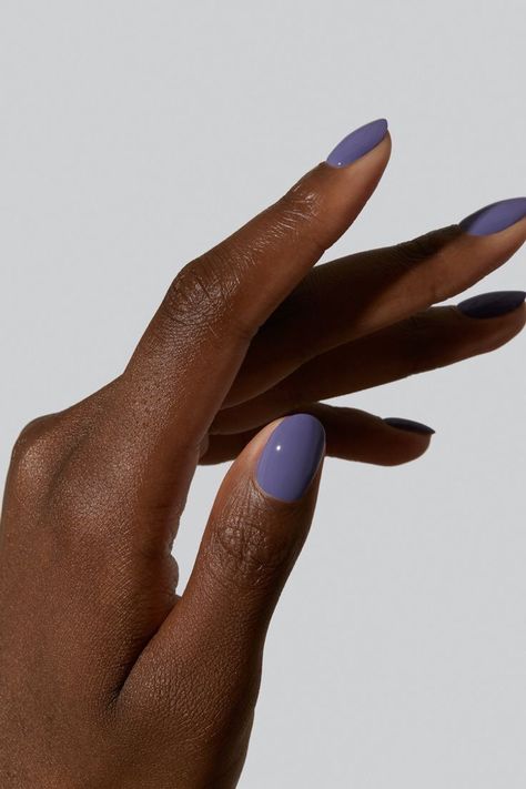 Dark Skin Nail Polish, Uv Gel Nail Polish, Dusty Purple, Mani Pedi, Uv Gel, The Colour, Gel Nail, Gel Nail Polish, How To Do Nails