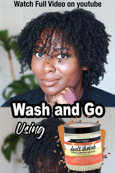 Short Wash And Go Natural Hair 4c, Aunt Jackies Dont Shrink Gel, Wash And Go Natural Hair Type 4, 4 Type Hair, Wash And Go Natural Hair, Aunt Jackie, Flaxseed Gel, 4b Hair, Hair Twists