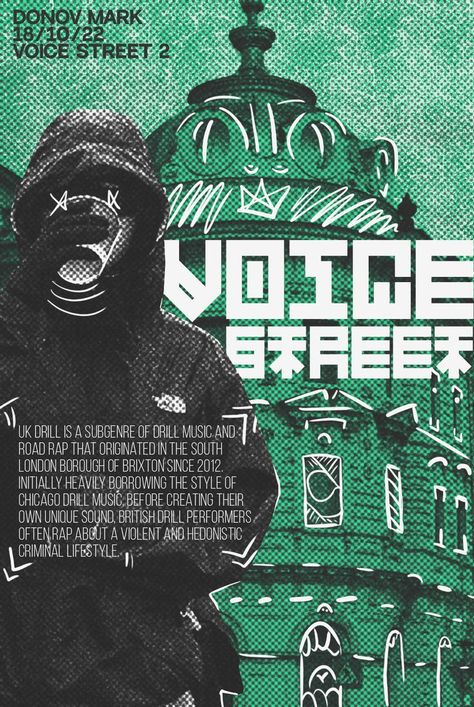 Voice street is a set of posters dedicated to street culture✌🏻 #design #voicestreet #street #graphic design Street Graphic Design, Uk Drill, Protest Art, Texture Graphic Design, Rick Y Morty, Event Poster Design, Flyer And Poster Design, Graphic Design Photoshop, Creative Flyers