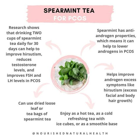 Spearmint Tea Benefits, Smoothie Base, Spearmint Tea, Low Estrogen Symptoms, Fertility Health, Healthy Hormones, Polycystic Ovarian Syndrome, Menstrual Health, Feminine Health