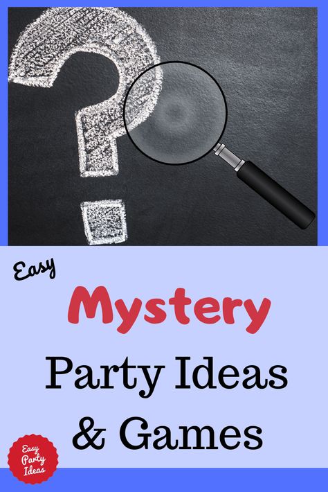 Mystery Party teen party ideas, games, decorations, invitations, including ideas for a slumber party. Clue Mystery Party Ideas, Mystery Party Games For Kids, Detective Party Games, Detective Party Ideas, Diy Mystery Game For Kids, Mystery Birthday Party Kids, Mystery Party For Kids, Kids Mystery Party, Teen Party Ideas