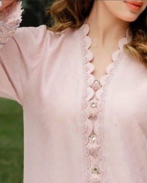 beautiful neck design Plane Clothes, Beautiful Neck Designs, Abaya Styles, Suit Neck Designs, Gala Design, Beautiful Neck, Lace Dress Design, Designing Ideas, Simple Kurta Designs