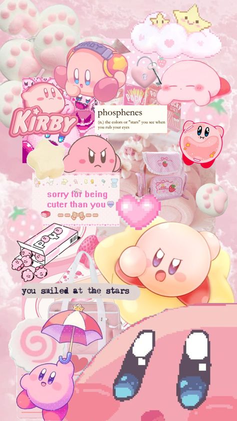 Kirby Wallpaper, Kawaii Kirby, Kirby Art, Kirby, Beautiful Wallpapers, Your Aesthetic, Connect With People, Creative Energy, Wallpapers