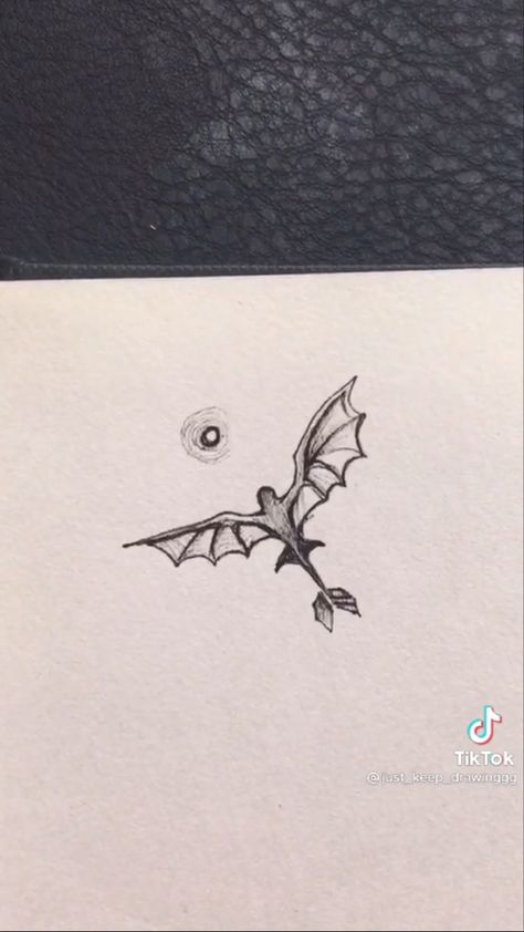 Httyd Symbol Tattoo, Toothless Silhouette Tattoo, Toothless Tattoo Minimalist, Httyd Simple Tattoo, Tattoo Ideas How To Train Your Dragon, Hhtyd Tattoos, Simple Toothless Tattoo, Small Toothless Dragon Tattoo, Toothless Tail Tattoo