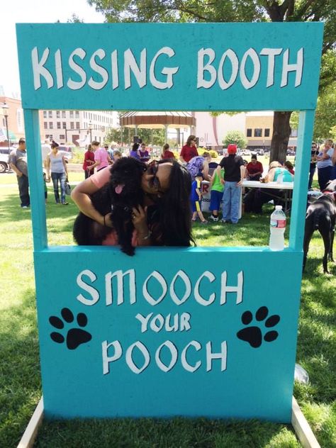 Dog Kissing Booth, Dog Event, Dog Fundraiser, Pet Event, Dog Business, Dog Birthday Party, Kissing Booth, Pet Day, Dog Party