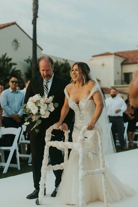 Wheelchair Wedding, Wedding Dress With Detachable Skirt, Dress With Detachable Skirt, Wedding Dress Detachable Skirt, Church Wedding Dress, Galia Lahav Wedding Dress, Wheelchair Fashion, Surprise Dance, Detachable Skirt