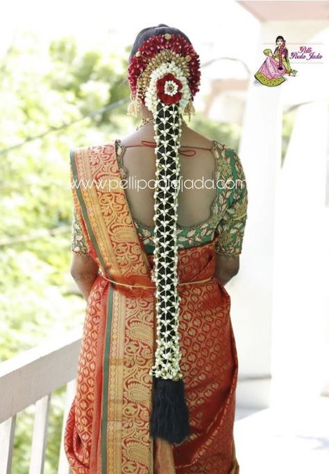 Moggin Jade For Bride, Poola Jadalu For Wedding, Flower Jadai For Marriage, Seemantham Jada, Pula Jadalu Designs Latest, Pelli Pula Jada Indian Weddings, Poolajada Designs For Bride, Pelli Poola Jada Indian Bridal Latest, Pula Jada Indian Weddings