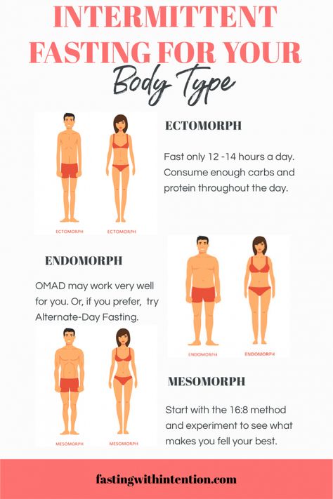 intermittent fasting according to your body type Intermittent Fasting For Endomorph, Endomorph Intermittent Fasting, Intermittent Fasting Types, Endomorph Fasting, Endomorph Outfits Women, Endomorph Body Type Woman, Mesomorph Women Diet, Mesomorph Women, Metabolic Renewal