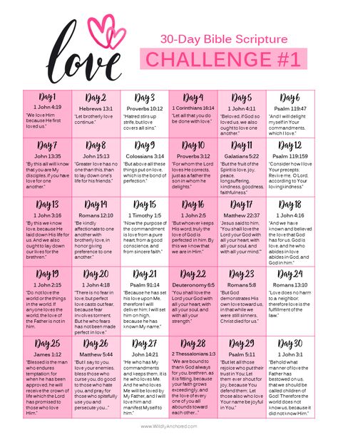 Love God and Love People + FREE 30-Day Love Challenge | Wildly Anchored 30 Day Bible Challenge For Women, Gods Love Scripture, Scripture Challenge, Bible Plans, Scripture Writing Plans, Scripture Writing, Writing Plan, Bible Study Plans, Bible Study Methods