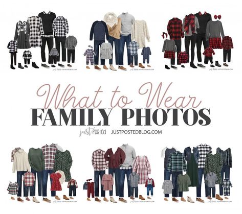 6 Ideas for What to Wear for Fall and Christmas Family Photos – Just Posted Winter Family Photoshoot, Holiday Photos Outfits, Family Christmas Pictures Outfits, Christmas Photos Outfits, Winter Family Pictures, Family Photo Outfits Winter, Family Photos What To Wear, Christmas Pictures Outfits, Family Portrait Outfits