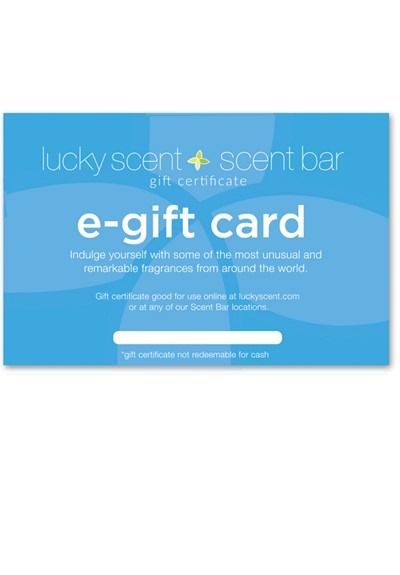 e-Certificate (Email Delivery Only) by Luckyscent Gift Certificates | Luckyscent Scent Bars, Nyc Bars, Bar Gifts, Gift Certificates, Egift Card, Home Gifts, Gift Guide, Special Gifts, Gift Card