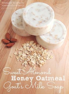 Diy Soap Gifts, Savon Diy, Săpunuri Handmade, Lotion Bar, Diy Skin Care Recipes, Honey Oatmeal, Homemade Soap Recipes, Goats Milk, Homemade Bath Products