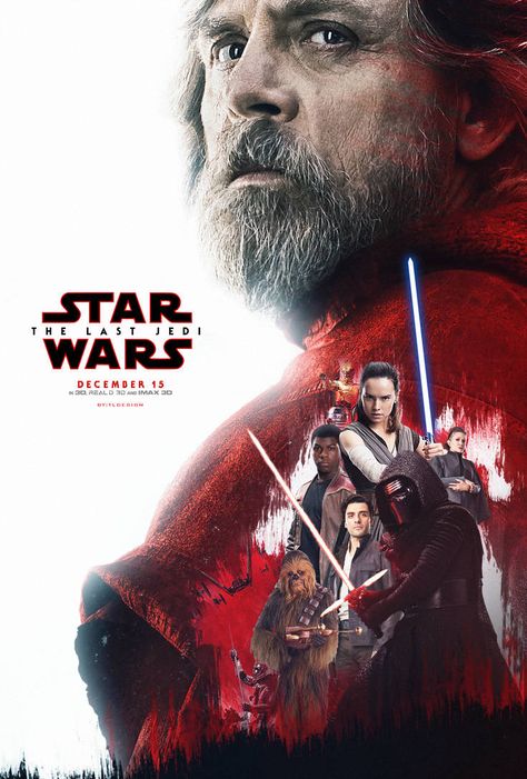 Star Wars: The Last Jedi Poster (FAN MADE) by TLDesignn Star Wars Behind The Scenes, Star Wars The Last Jedi, Star Wars Jokes, Rise Of Skywalker, Dvd Case, Cuadros Star Wars, The Last Jedi, Star Wars Pictures, Star Wars Poster