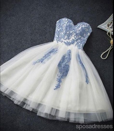 Formal Dresses Knee Length, Short Semi Formal Dresses, Mode Swag, White Prom, Jr Prom, Hoco Dresses Short, Blue Homecoming Dresses, Junior Prom Dresses, Short Prom Dress