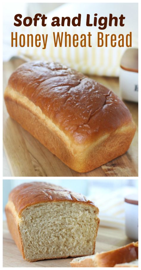 Best Honey Wheat Bread Recipe, Honey Wheat Bread Recipe, Wheat Sandwich Bread Recipe, Honey Bread Recipe, Bread Recipe Video, Sandwich Bread Recipe, Honey Wheat Bread, Honey Bread, Wheat Bread Recipe