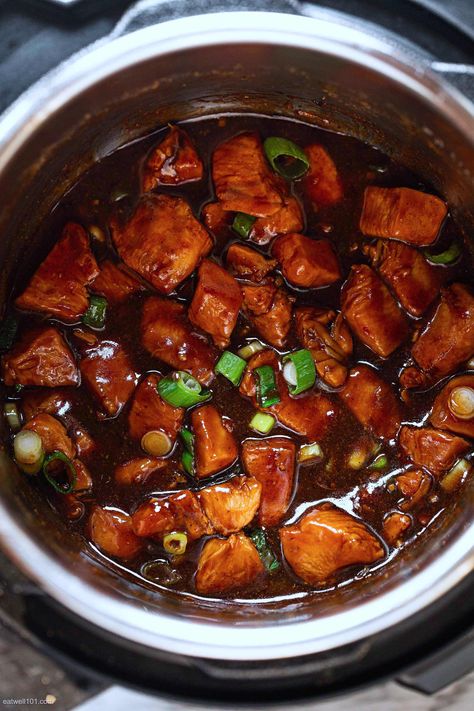 Instant Pot Chicken Teriyaki - #instantpot #chicken #recipe #eatwell101 #teriyaki - This Instant Pot Chicken Recipe will please even the pickiest eaters. - #recipe by #eatwell101 Instant Pot Chicken Teriyaki, Butternut Squash Side Dish, Crockpot Shredded Chicken, Instant Pot Teriyaki Chicken, Teriyaki Pineapple Chicken, Teriyaki Chicken Breast, Teriyaki Chicken Rice Bowl, Pressure Cooker Recipes Chicken, Teriyaki Chicken Bowl