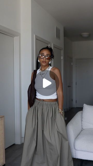 Tayla Santos | Casual Street Style on Instagram: "A maxi skirt that feels like cargos? Adds to cart immediately" Casual Street Style, Instagram A, Maxi Skirt, Street Style, My Style, Skirt, On Instagram, Quick Saves, Instagram