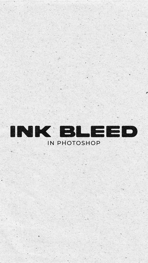 Simple way to create ink bleed effect on Photoshop. Ink Bleed Text, Ink Bleed Photoshop, Ink Bleed Effect, Text Effects Photoshop, Photoshop Inspiration, Cover Text, Ink Bleed, Gaussian Blur, Photoshop Text Effects