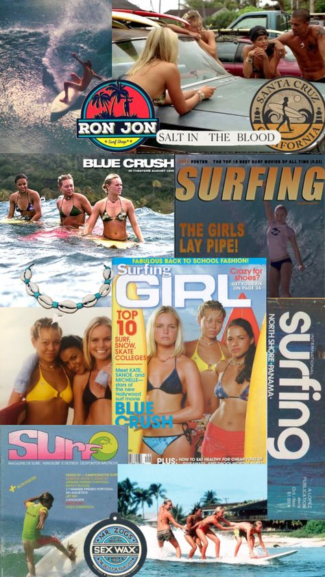 Austeja Core, 2000s Surfer Aesthetic, Y2k Surfer Aesthetic, Surf Crush Aesthetic, 80s Beach Aesthetic, Blue Crush Aesthetic, 2000s Beach Aesthetic, Blue Crush Movie, Surfer Board